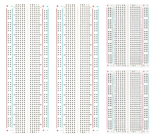 ELEGOO 2PCS 830 Point & 2PCS 400 Point Breadboard Kit